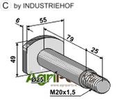 Bolt M20x1,5x104 - AgriParts image