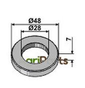 Washer Ø48x7xØ28 - AgriParts image