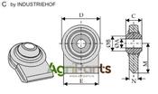 Ball joint terminals for lower-links to be welded - AgriParts