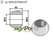 Ball for lower link hook Cat. III - AgriParts