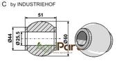 Ball for top hooks - AgriParts