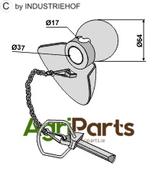 Ball guide cone with linch pin Cat. III - AgriParts