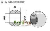 Ball for lower link hook Cat. III - AgriParts