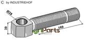 Articulated spindle Ø28 - AgriParts