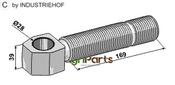 Articulated spindle Ø28 - AgriParts