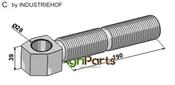 Articulated spindle Ø28 - AgriParts