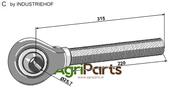 Tie-rod 1.1/2 - Cat. II - left thread - AgriParts