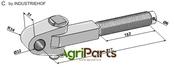 Swivelling tie-rod 1.1/2'' - AgriParts
