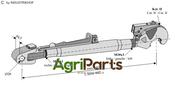 Compl. top-link 652mm - AgriParts
