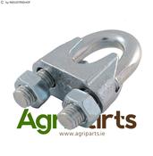 Wire cable clamps according to DIN 741 galvanized - AgriParts