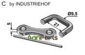 Shackle type connector Ø9,5 - AgriParts image