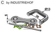 Shackle type connector Ø13 - AgriParts image