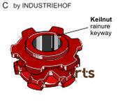 Chain sprocket Ø153 - AgriParts image
