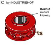 Chain sprocket Ø135 - AgriParts