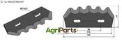 Fodder mixer knives - AgriParts