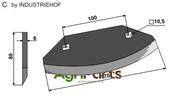 Fodder mixer knives - AgriParts