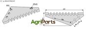 Fodder mixer knives - AgriParts