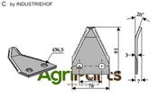 Fodder mixer knives - AgriParts