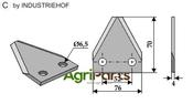 Fodder mixer knives - AgriParts