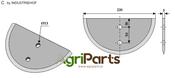 Fodder mixer knives - AgriParts