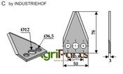 Fodder mixer knive - AgriParts