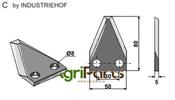 Fodder mixer knives - AgriParts