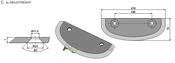Fodder mixer knives - AgriParts