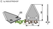 Fodder mixer knives - AgriParts