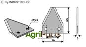 Fodder mixer knives - AgriParts