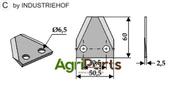 Fodder mixer knives - AgriParts