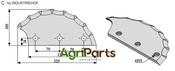 Fodder mixer knives, right - AgriParts