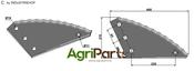 Fodder mixer knive - AgriParts