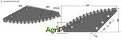 Fodder mixer knives - AgriParts