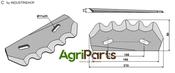 Fodder mixer knives, right - AgriParts