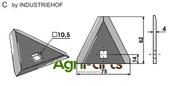 Fodder mixer knives - AgriParts