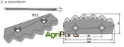 Fodder mixer knives, right - AgriParts