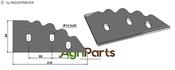 Fodder mixer knives - AgriParts