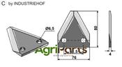Fodder mixer knives - AgriParts