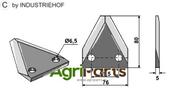Fodder mixer knives - AgriParts