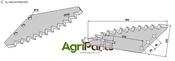 Fodder mixer knives - AgriParts
