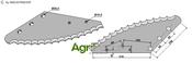 Fodder mixer knives - AgriParts