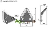 Fodder mixer knives, right - AgriParts