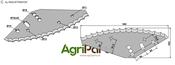 Fodder mixer knives - AgriParts