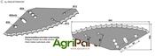 Fodder mixer knives - AgriParts