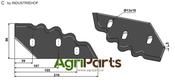 Fodder mixer knives, right - AgriParts