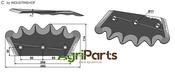 Fodder mixer knives, right - AgriParts