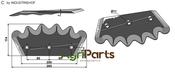 Fodder mixer knives, left - AgriParts