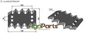 Fodder mixer knives, left - AgriParts