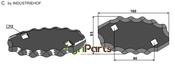 Fodder mixer knives, right - AgriParts