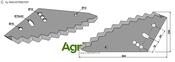 Fodder mixer knives - AgriParts